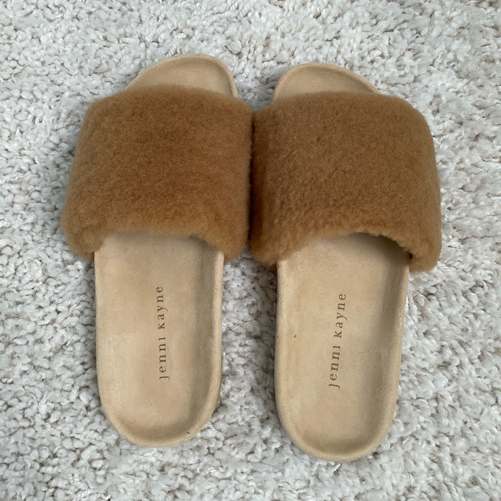 Jenni Kayne Shearling Slide Nwt